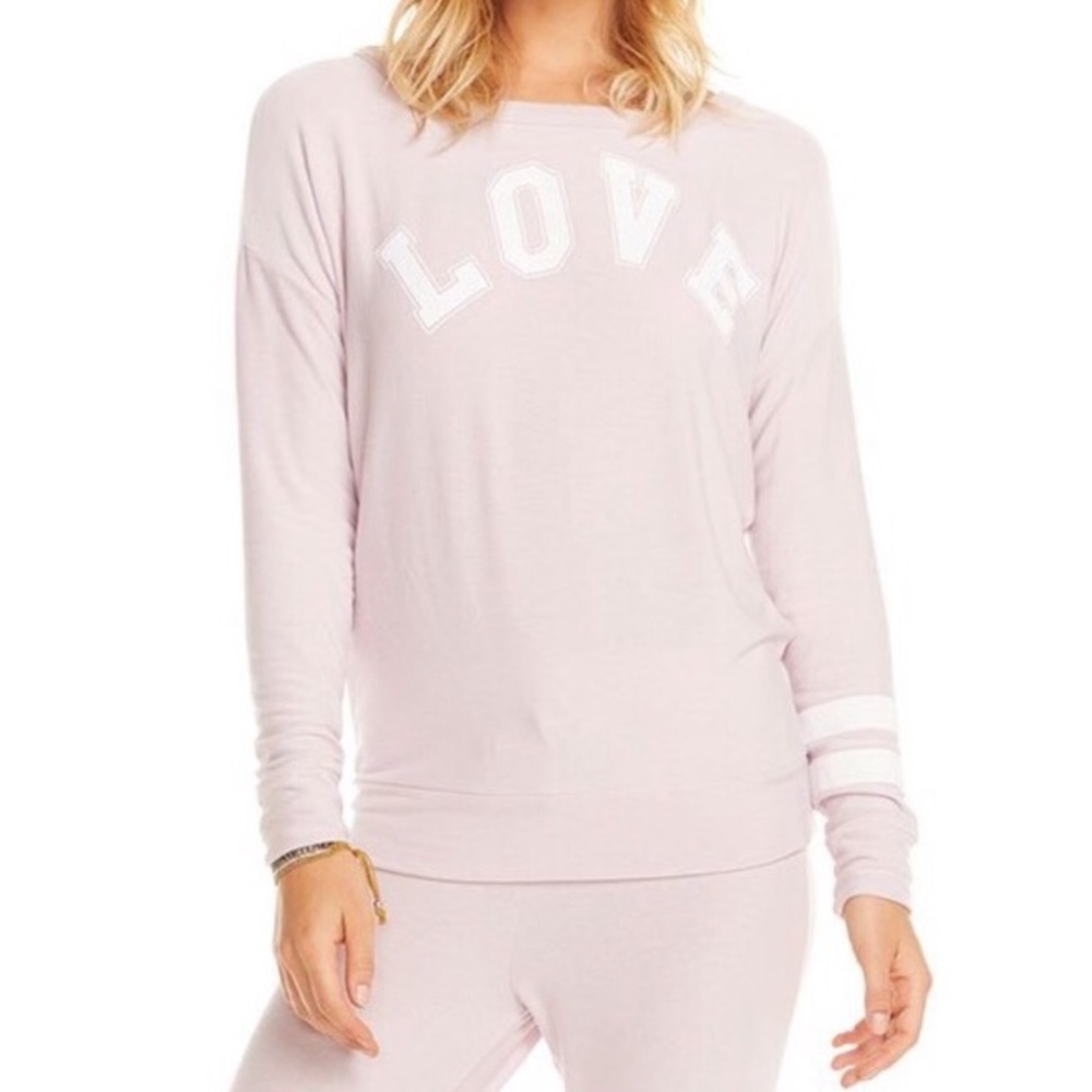 Chaser NEW Blush Pink Love Pullover Top 🤍 XS,S, M
